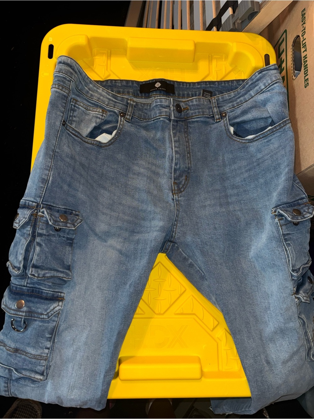 Focus Men's Slim Straight Jeans - Light Blue
